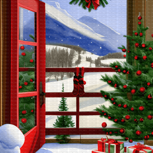 Background Winter Christmas - Bogusia - gratis png