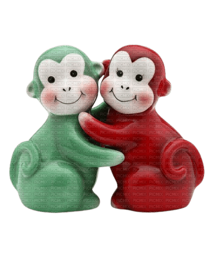 monkey love - PNG gratuit
