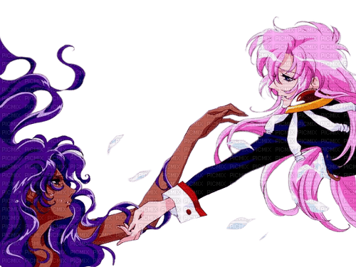 anthy and utena - zdarma png