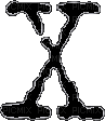 lettre x - GIF animate gratis