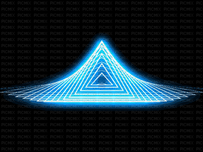 Triángulo azul - GIF animate gratis