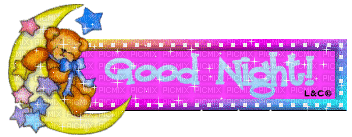 Good night - Kostenlose animierte GIFs