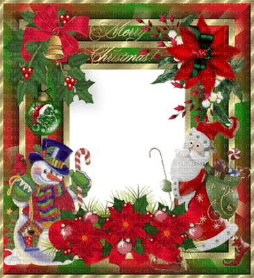 loly33 cadre frame noel Christmas - ücretsiz png