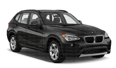 Black BMW X1 sDrive Car - PNG gratuit