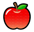 red apple - zdarma png