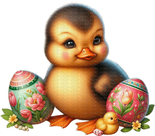 Easter  duckling  by nataliplus - kostenlos png