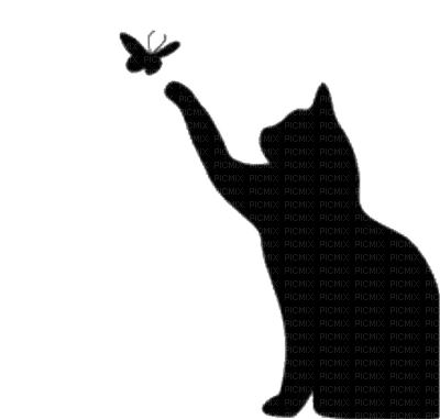 Cat Silhouette 1 - ücretsiz png