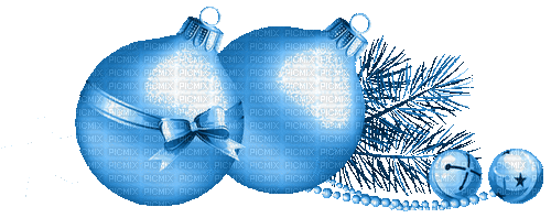 merry christmas blue milla1959 - GIF animé gratuit