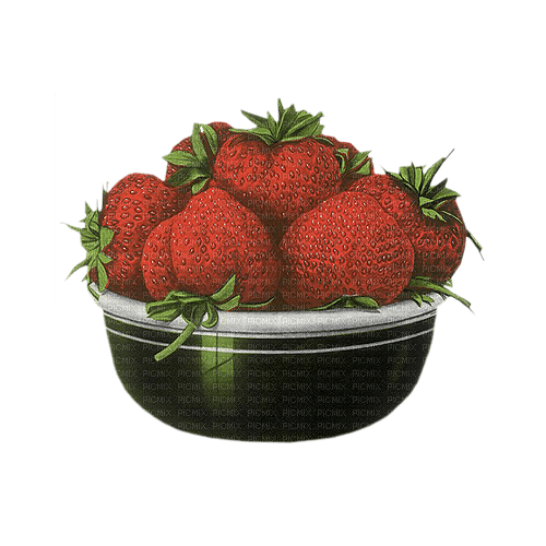 Erdbeeren, Schüssel - 無料png