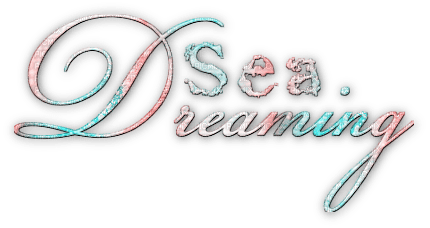 SOAVE TEXT SUMMER SEA DREAMING pink teal - PNG gratuit