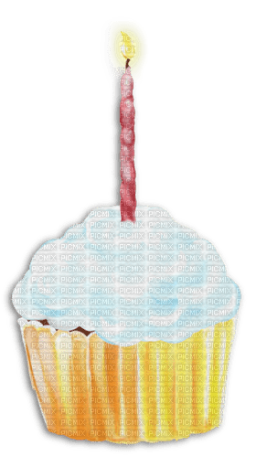 kikkapink deco muffin cake birthday - 無料png