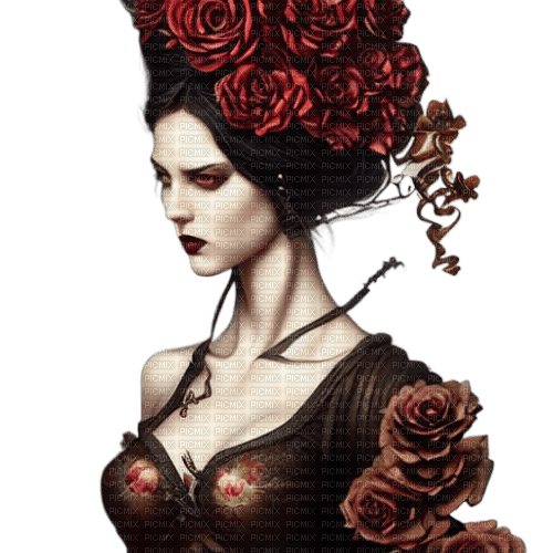kikkapink steampunk gothic fantasy woman - gratis png