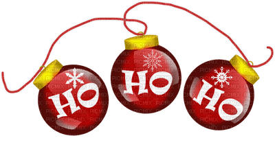 christmas-jul-text-ho-ho-ho-red-deco-minou52 - фрее пнг