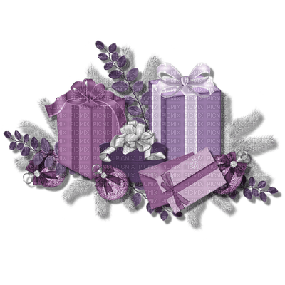 Christmas purple bp - Free PNG