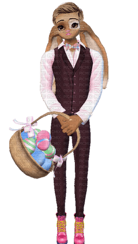 Mister Easter Bunny - nemokama png