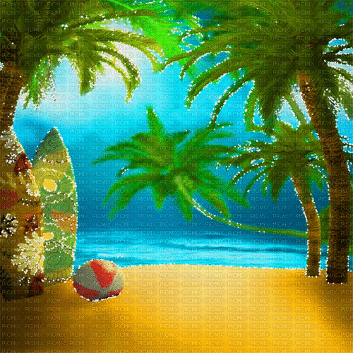 background hintergrund summer beach milla1959 - Free animated GIF