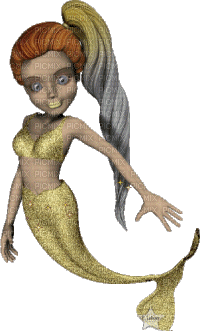 Meerjungfrau - GIF animate gratis