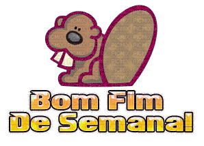 Bom Fim de Semana - Darmowy animowany GIF