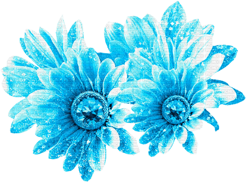 Flowers.Blue - kostenlos png