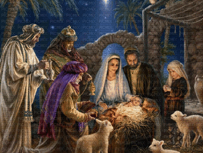 Birth of Jesus - Nitsa - GIF animate gratis