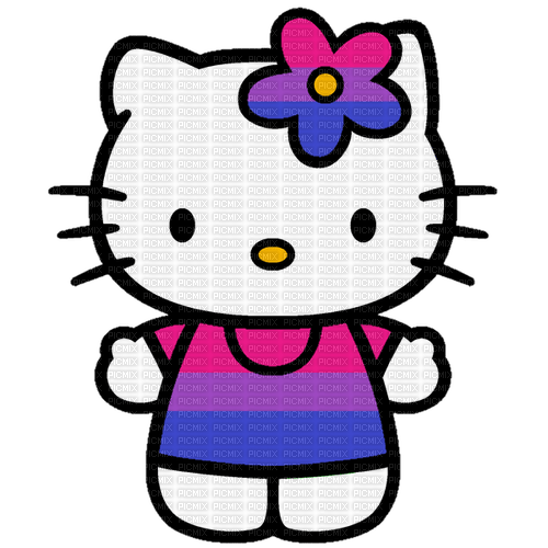 Bisexual Hello Kitty - Free PNG