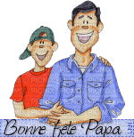Papa et fils - 無料のアニメーション GIF