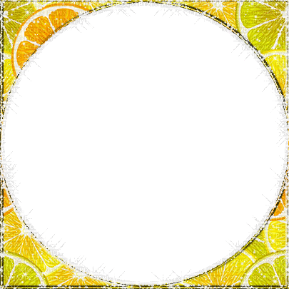 frame summer lemon fruit circle kikkapink - 無料のアニメーション GIF