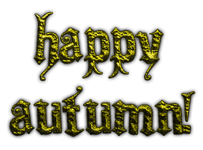 Happy Autumn - Free PNG