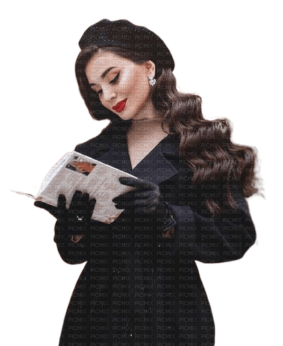 Девушка с книгой - png grátis