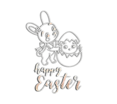 kikkapink happy easter text png spring quote - 無料png