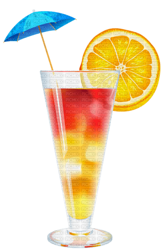 kikkapink deco fruit orange cocktail drink summer - png ฟรี