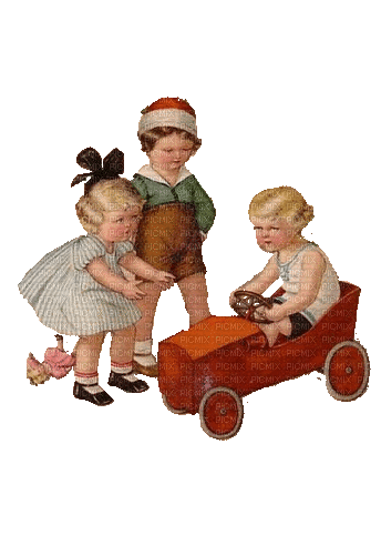 Kinder, Children, Vintage - Δωρεάν κινούμενο GIF