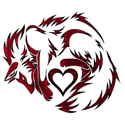 Fox Heart - PNG gratuit