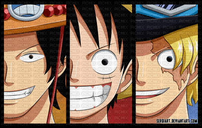ace sabo luffy/ asl - 免费PNG