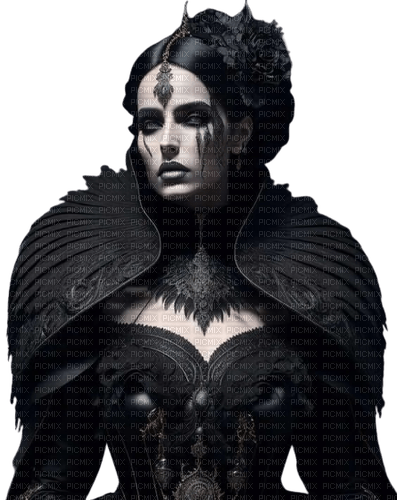 gothic, frau, woman, femme - PNG gratuit