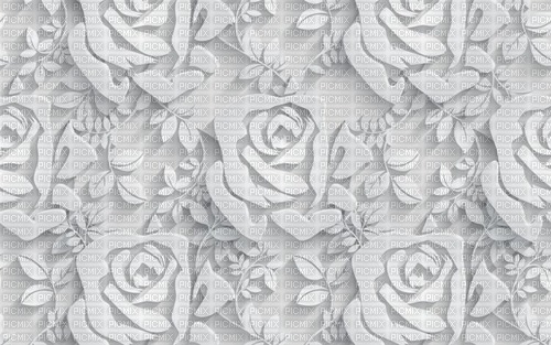white roses background - zadarmo png