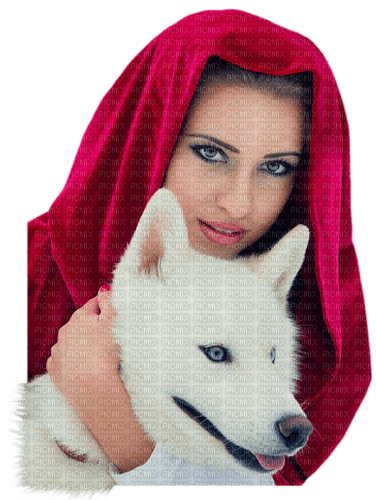 loly33 femme hiver chien - δωρεάν png