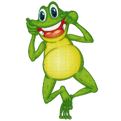 Kaz_Creations Cartoon Animals Frogs - zadarmo png