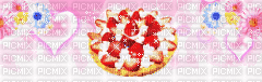 strawberry pie parfait - Gratis animerad GIF