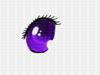 anime purple eye - ingyenes png