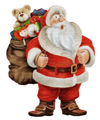 santa claus Père Noël weihnachtsmann man homme  christmas noel xmas weihnachten Navidad рождество natal tube - bezmaksas png
