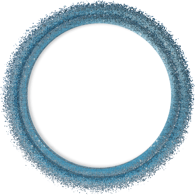 blue circle frame - gratis png