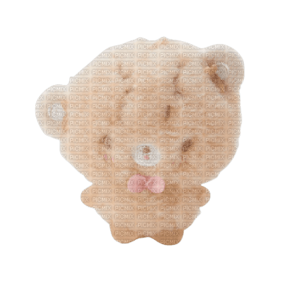 big head teddy bear - zdarma png