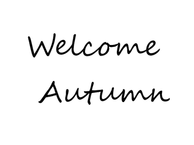 welcome autumn text letter  Quotes tube black - ücretsiz png