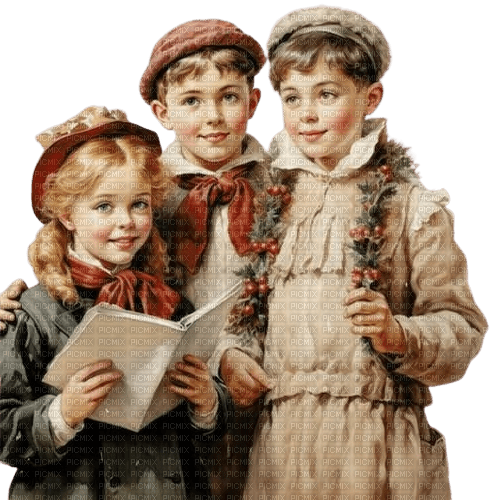 enfant, kind, child, vintage, christmas - ilmainen png