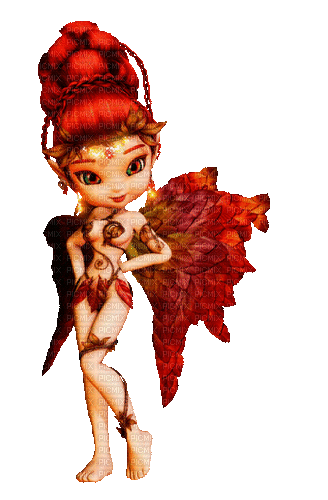 autumn fairy by nataliplus - GIF animado gratis