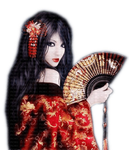 Rena Gothic Geisha Girl Mädchen - png gratis