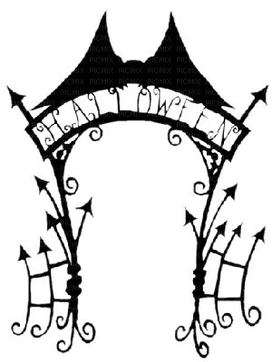 halloween gate - PNG gratuit