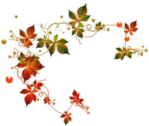 Leaves.Red.Orange.Green - png gratuito