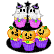 halloween cupcakes - png ฟรี